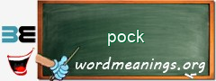 WordMeaning blackboard for pock